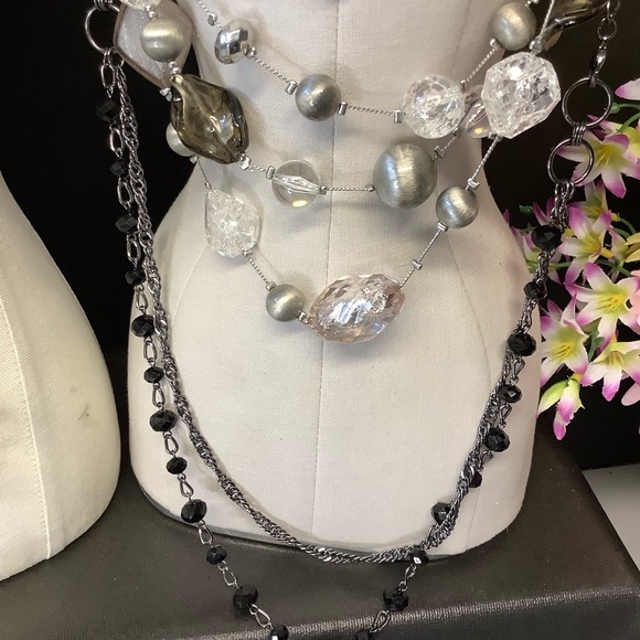 ON HOLD Vintage Now Jewelry Lot Rhinestone Crystal Glass NY Natasha PD Natasha - Picture 14 of 16